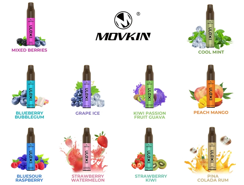 Fumot Movkin Ulax 6800 Puffs Vape (bobina de cer&aacute;mica) - bayas mixtas: Una experiencia de vapeo vibrante y duradera